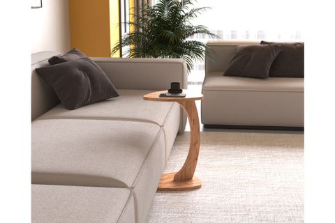 SELF TEKERLEKLİ YAN SEHPA, ÇAM