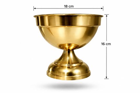 ELİSA ŞEKERLİK ANAHTARLIK VAZO, METAL, GOLD