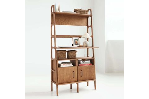 WOODESK VENTO AHŞAP ÇALIŞMA MASASI, TİK RENK