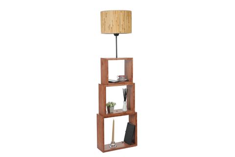 PUZZLE LAMBADER, CEVİZ AYAK, BAMBU SIFIR YEDİ ABAJURLU
