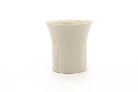 FLUTED STONEWARE BARDAK, KREM