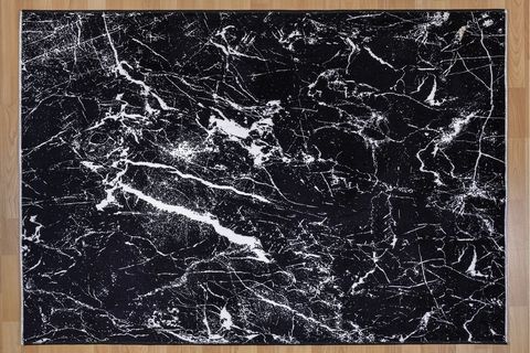 YIKANABİLİR SİYAH MERMER DESEN HALI 200X300