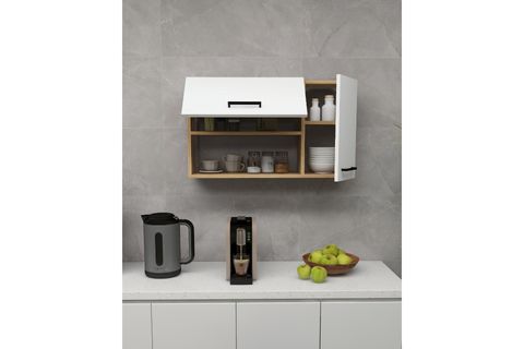 AKASYA ÇOK AMAÇLI DOLAP,  SAFİRMEŞE BEYAZ