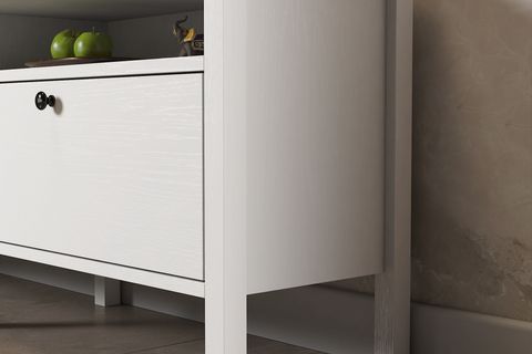 VENEZİA 2 ÇEKMECE 2 BÖLMELİ TV ÜNİTESİ, WOOD BEYAZ, 150 CM