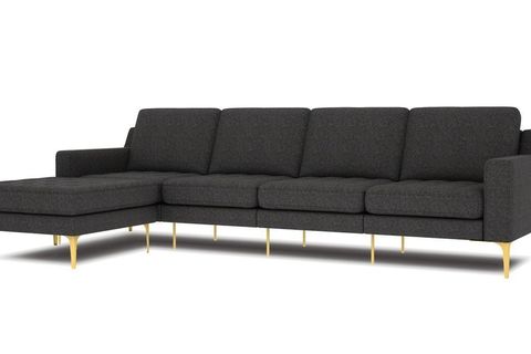 NORMOD ANTRASİT DÖRTLÜ MODÜLER KÖŞE KOLTUK METAL ALTIN AYAK