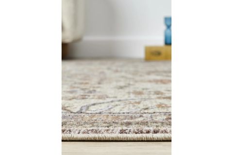 MONDELAL KLASİK VİNTAGE ÇİÇEK DESENLİ HALI 800, BEJ, 200X290