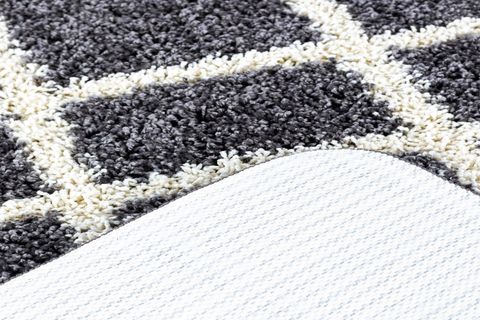 EUROBANO ROYAL KAYMAZ TABAN YIKANABİLİR SHAGGY YOLLUK HALI, GRİ, 100X400