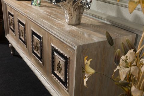 TURİ YEMEK ODASI TAKIMI, BEYAZ ESKİTME