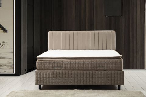 SAFİR BAZA BAŞLIK VE YATAK SETİ, PEDLİ, 160X200