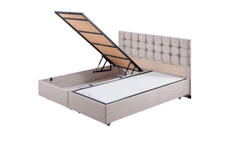 VENEDİK BAZA BAŞLIK LETTO YATAK SETİ, KREM, 160X200
