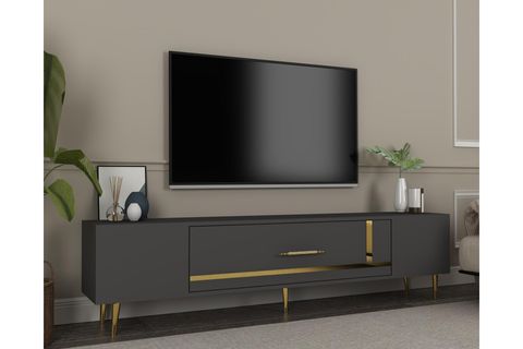 DEKOP TV SEHPASI, 1CT, ANTRASİT ALTIN