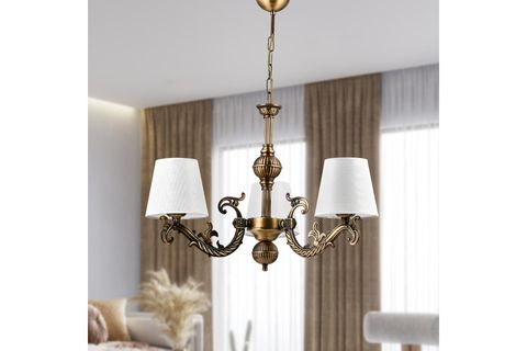 SAVA ZAMAK AVİZE ESKİTME ŞAPKALI, BEŞ KOLLU