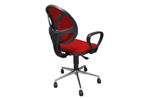 LOCA YÜKSEKLİK AYARLI ÇALIŞMA SANDALYESİ, KIRMIZI