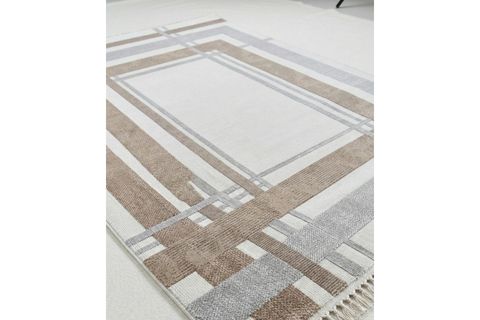MERİNOS HALI RODİN 77772 071 SALON HALISI, KREM, 80X150