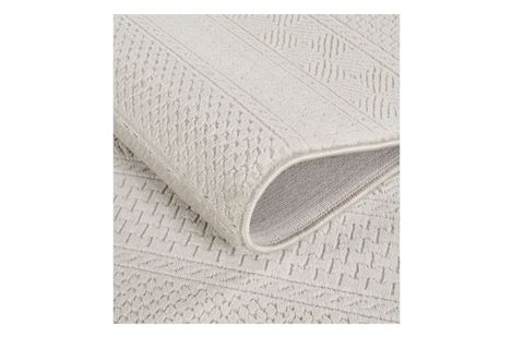 JASMİNE SERİSİ BAMBU DOKULU MAKİNE HALISI, GRİ, DE506, 160X250