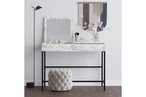 LİNDA MAKYAJ MASASI, CARRARA MARBLE