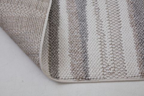 4K INFİNİTY COLLECTİON MODERN MAKİNE HALISI 02, WHİTE BEİGE, 80X150 CM