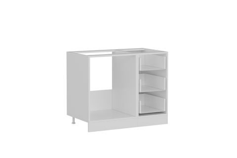 MİNAR 100 CM MUTFAK DOLABI BEYAZ 100-B1-ALT MODÜL