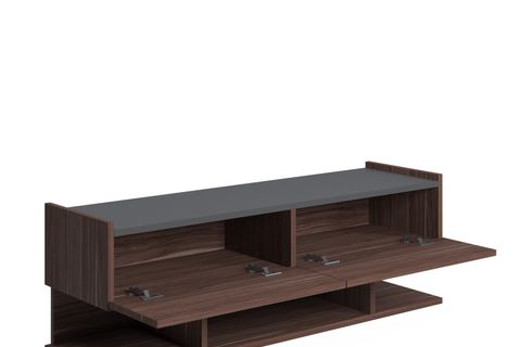 RUUM STORE BY DOĞTAŞ BROS KAPAKLI BÖLMELİ TV ÜNİTESİ CEVİZ