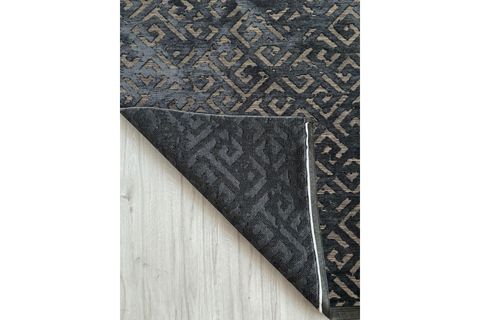 BONİTO DOKUMA KAYMAZ TABANLI KİLİM, ANTRASİT, 120X180