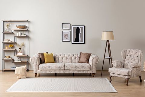 COZY BORDÜR HALI 20985A,YIKANABİLİR, KREM KREM, 160X230 CM