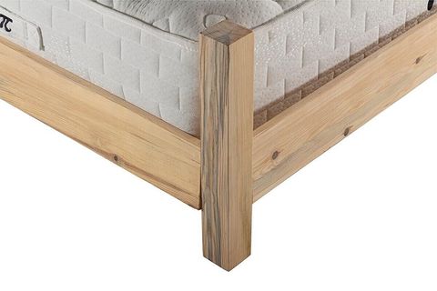ALP ORİON KARYOLA, KİREMİT PUFLU AHŞAP, VERNİKLİ, 150X200