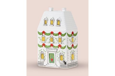 THE MİA DEKORATİF LED IŞIKLI EV BİBLO, 12X7X19 CM