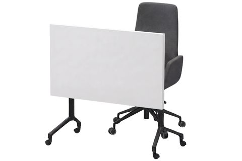 OFİSİMİ NEAT KATLANIR ÇOK AMAÇLI OFİS MASASI, BEYAZ, 120 CM