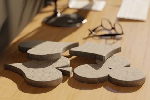 ENZO İSKAMBİL SEMBOLLERİ BETON DUVAR DEKORU SETİ