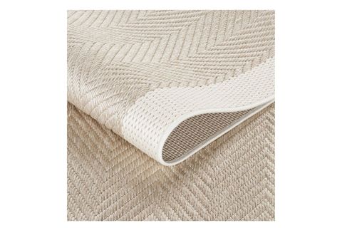 KOLAY TEMİZLENEN YIKANABİLİR BORDÜRLÜ SİSAL HALI, 100X300, KREM