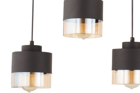 LAMPALUCE CHİARA MODERN TEPSİLİ SARKIT BEŞLİ SİYAH