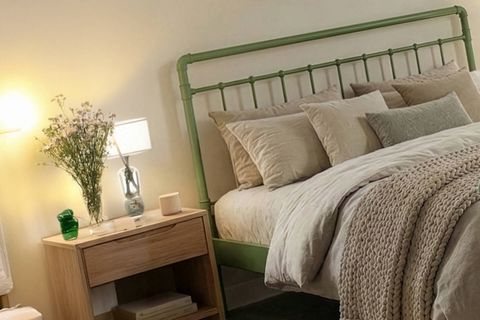 ODİN METAL KARYOLA, YEŞİL 180X200