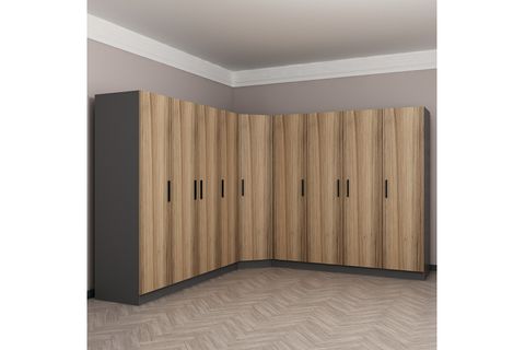 MİNAR KALE GARDIROP 02, 9 KAPAKLI, DORE