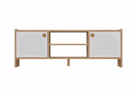 MOLDE BOHEM TV SEHPASI, ÇAM, BEYAZ KAPAKLI