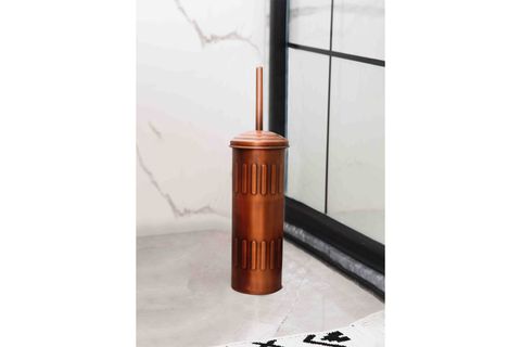 TUVALET FIRÇASI, BAKIR KAPLAMA