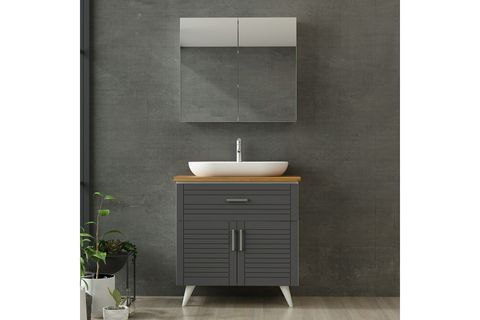 VERA BANYO DOLABI AY2K1Ç202, ANTRASİT, 85CM