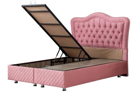 CAMELLİ NEW BAZA BAŞLIK VE YATAK SETİ, PEMBE, 90X190