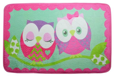 CAPRİ SOFT KİLİM, SWEET BAYKUŞLAR DESENLİ, 75X115