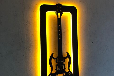 GİTAR V1 LED IŞIKLI TABLO