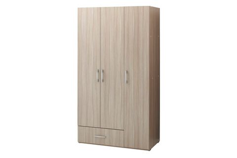 ADORE MAX 3 KAPILI TEK ÇEKMECELİ GARDIROP - İTALYAN MEŞE