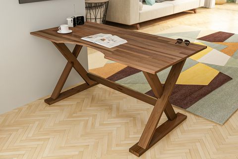 GİVAYO WOOD'S FLORYA ÇALIŞMA MASASI, CEVİZ