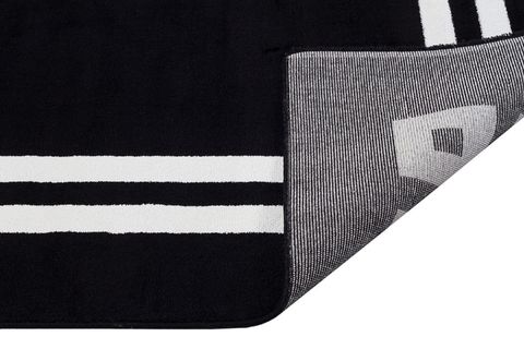 MAVERA SİYAH BEYAZ MAKİNE HALI 80X150