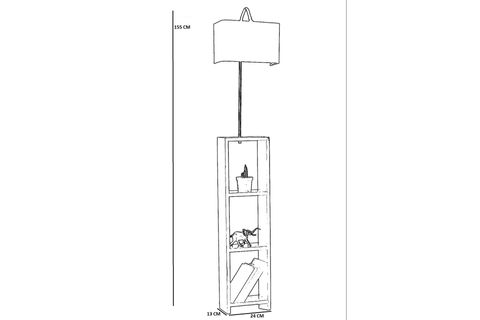 STELO DİKDÖRTGEN LAMBADER, SİYAH