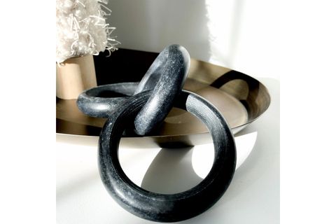 WARM DESİGN MERMER MASA ÜSTÜ DEKORU, SİYAH