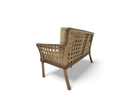 MOVA RATTAN İKİLİ BAHÇE MOBİLYASI, AÇIK KAHVE