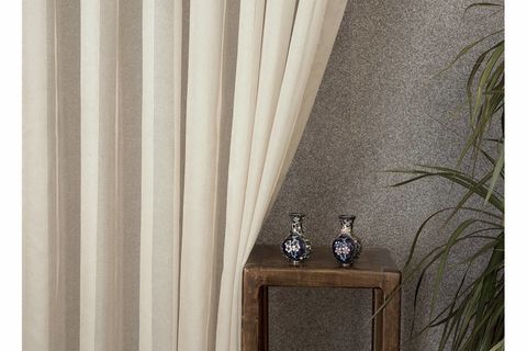 MASSARELLİ ETAMİN TÜL BEJ  PİLESİZ 300X260