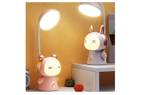 LİVAVA SEVİMLİ BEBEK LED MASA LAMBASI, PEMBE