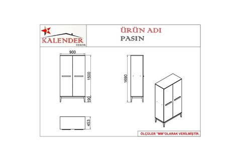 KALENDER DEKOR PASİN PS04 ATLANTİKÇAM BANYO DOLABI