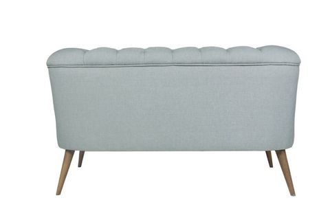 WEST MONROE LOVESEAT İKİLİ KOLTUK, CEVİZ AYAK, İNDİGO MAVİ