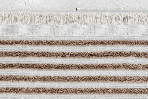 STRIPE MAKİNE HALISI, LATTE, 2, 80X300